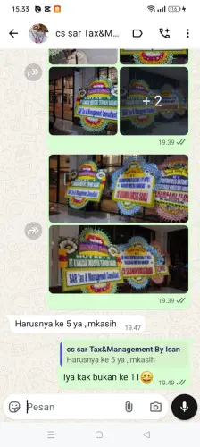 Testimonial Papan Bunga rangkasbitung timur